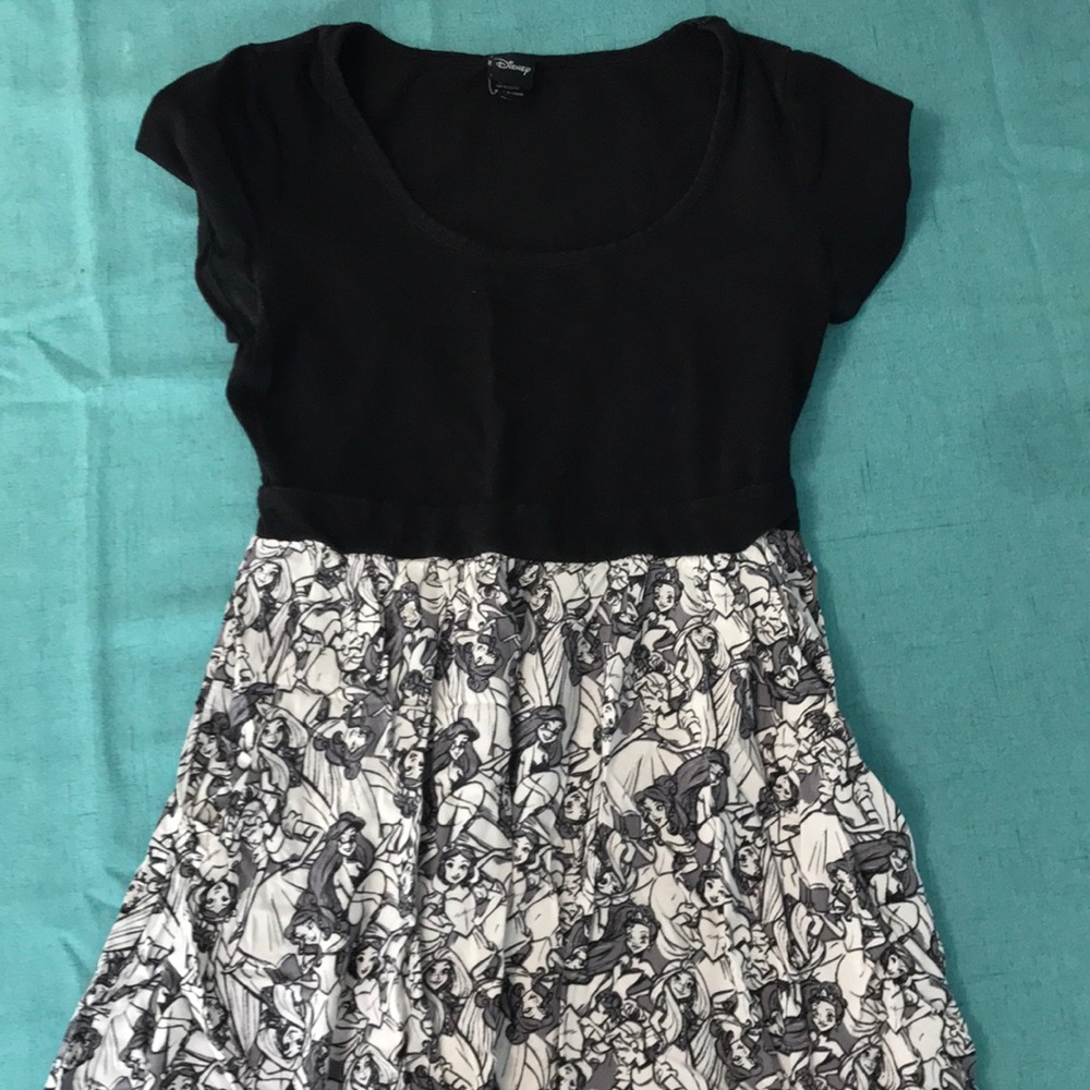 Disney princess print mini dress